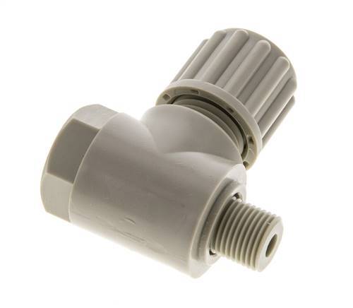 8x6mm & G1/8'' PP-Kompressionsverschraubung mit Außengewinde und Hohlschraube 10 bar