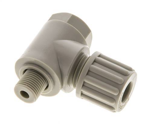 8x6mm & G1/8'' PP-Kompressionsverschraubung mit Außengewinde und Hohlschraube 10 bar