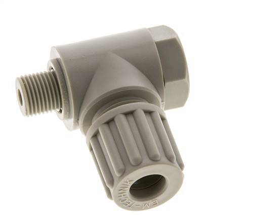 8x6mm & G1/8'' PP-Kompressionsverschraubung mit Außengewinde und Hohlschraube 10 bar