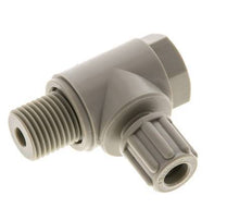 6x4mm & G1/4'' PP-Kompressionsverschraubung mit Außengewinde mit Hohlschraube 10 bar