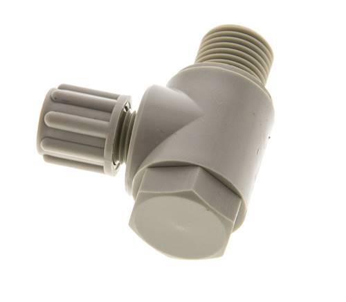 6x4mm & G1/4'' PP-Kompressionsverschraubung mit Außengewinde mit Hohlschraube 10 bar