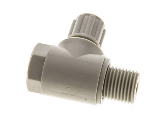 6x4mm & G1/4'' PP-Kompressionsverschraubung mit Außengewinde mit Hohlschraube 10 bar