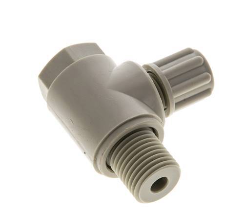 6x4mm & G1/4'' PP-Kompressionsverschraubung mit Außengewinde mit Hohlschraube 10 bar