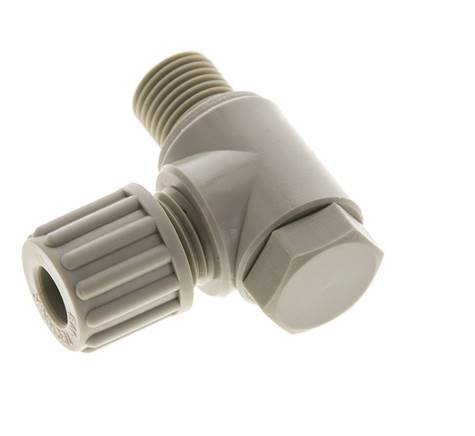 8x6mm & G1/4'' PP-Kompressionsverschraubung mit Außengewinde und Hohlschraube 10 bar