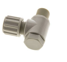8x6mm & G1/4'' PP-Kompressionsverschraubung mit Außengewinde und Hohlschraube 10 bar