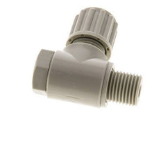 8x6mm & G1/4'' PP-Kompressionsverschraubung mit Außengewinde und Hohlschraube 10 bar