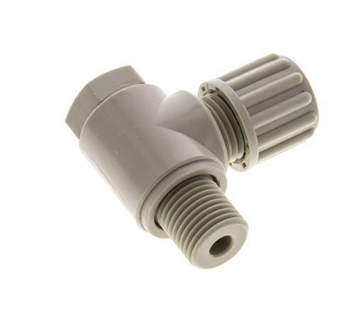 8x6mm & G1/4'' PP-Kompressionsverschraubung mit Außengewinde und Hohlschraube 10 bar