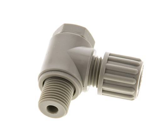 8x6mm & G1/4'' PP-Kompressionsverschraubung mit Außengewinde und Hohlschraube 10 bar