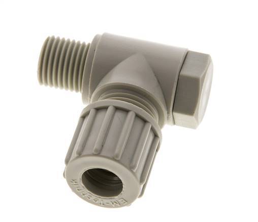 10x8mm & G1/4'' PP-Kompressionsverschraubung mit Außengewinde mit Hohlschraube 10 bar