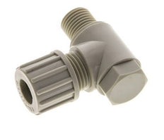 10x8mm & G1/4'' PP-Kompressionsverschraubung mit Außengewinde mit Hohlschraube 10 bar