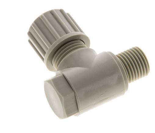 10x8mm & G1/4'' PP-Kompressionsverschraubung mit Außengewinde mit Hohlschraube 10 bar