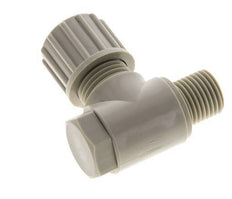 10x8mm & G1/4'' PP-Kompressionsverschraubung mit Außengewinde mit Hohlschraube 10 bar