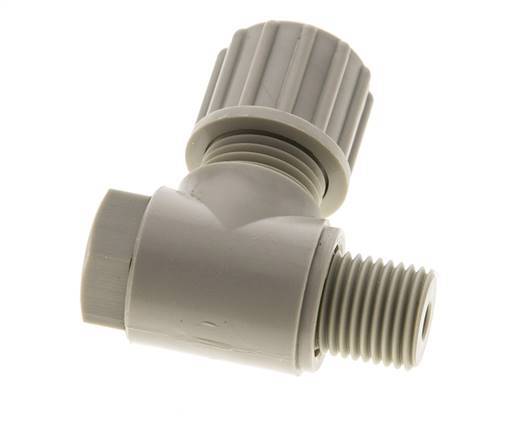 10x8mm & G1/4'' PP-Kompressionsverschraubung mit Außengewinde mit Hohlschraube 10 bar
