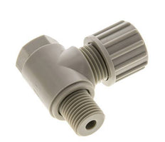 10x8mm & G1/4'' PP-Kompressionsverschraubung mit Außengewinde mit Hohlschraube 10 bar