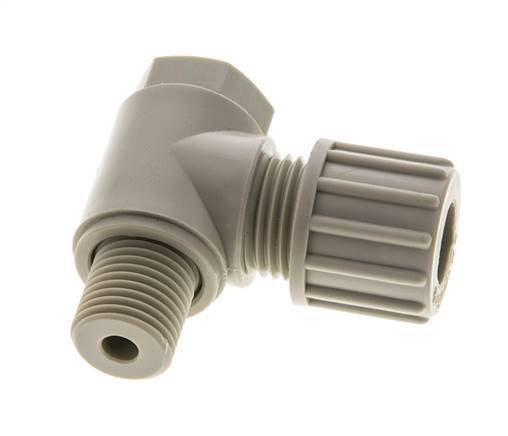 10x8mm & G1/4'' PP-Kompressionsverschraubung mit Außengewinde mit Hohlschraube 10 bar