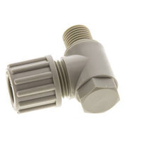 12x10mm & G1/4'' PP-Kompressionsverschraubung mit Außengewinde mit Hohlschraube 10 bar