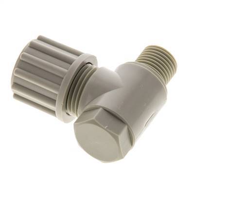 12x10mm & G1/4'' PP-Kompressionsverschraubung mit Außengewinde mit Hohlschraube 10 bar