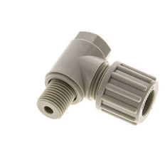 12x10mm & G1/4'' PP-Kompressionsverschraubung mit Außengewinde mit Hohlschraube 10 bar