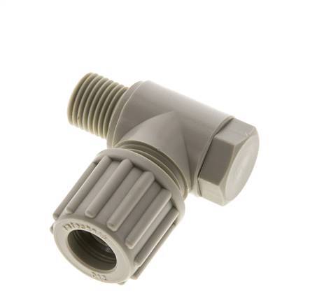 12x10mm & G1/4'' PP-Kompressionsverschraubung mit Außengewinde mit Hohlschraube 10 bar