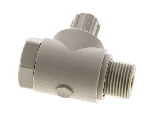 6x4mm & G3/8'' PP-Kompressionsverschraubung mit Außengewinde mit Hohlschraube 10 bar
