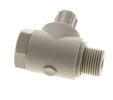 6x4mm & G3/8'' PP-Kompressionsverschraubung mit Außengewinde mit Hohlschraube 10 bar