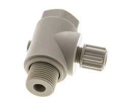 6x4mm & G3/8'' PP-Kompressionsverschraubung mit Außengewinde mit Hohlschraube 10 bar