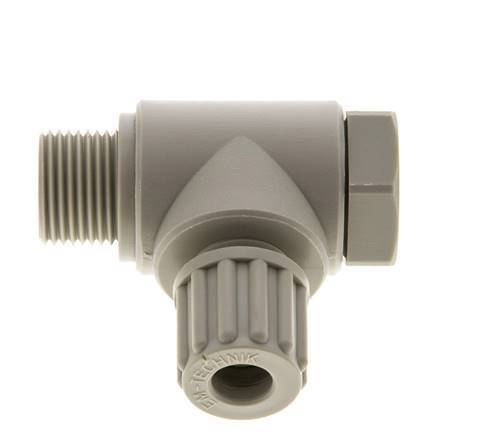 8x6mm & G3/8'' PP-Kompressionsverschraubung mit Außengewinde und Hohlschraube 10 bar