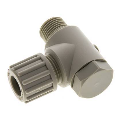 12x10mm & G3/8'' PP-Kompressionsverschraubung mit Außengewinde mit Hohlschraube 10 bar