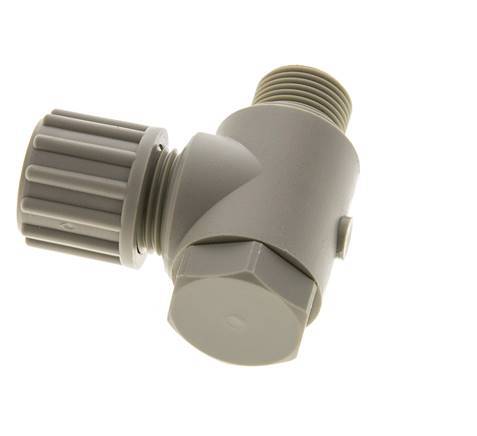 12x10mm & G3/8'' PP-Kompressionsverschraubung mit Außengewinde mit Hohlschraube 10 bar