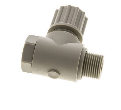 12x10mm & G3/8'' PP-Kompressionsverschraubung mit Außengewinde mit Hohlschraube 10 bar