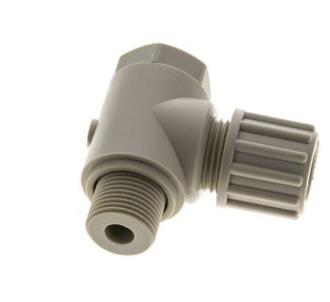 12x10mm & G3/8'' PP-Kompressionsverschraubung mit Außengewinde mit Hohlschraube 10 bar