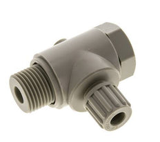 8x6mm & G1/2'' PP-Kompressionsverschraubung mit Außengewinde mit Hohlschraube 10 bar