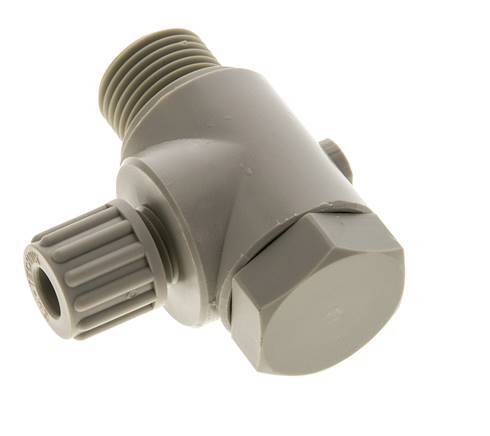 8x6mm & G1/2'' PP-Kompressionsverschraubung mit Außengewinde mit Hohlschraube 10 bar