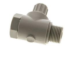 8x6mm & G1/2'' PP-Kompressionsverschraubung mit Außengewinde mit Hohlschraube 10 bar