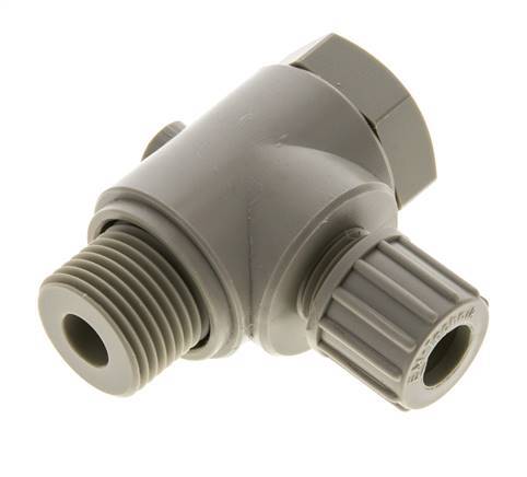 10x8mm & G1/2'' PP-Kompressionsverschraubung mit Außengewinde mit Hohlschraube 10 bar