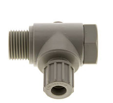 10x8mm & G1/2'' PP Elbow Compression Fitting with Male Threads with Banjo Bolt 10 bar