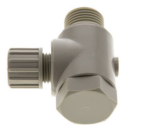 10x8mm & G1/2'' PP-Kompressionsverschraubung mit Außengewinde mit Hohlschraube 10 bar