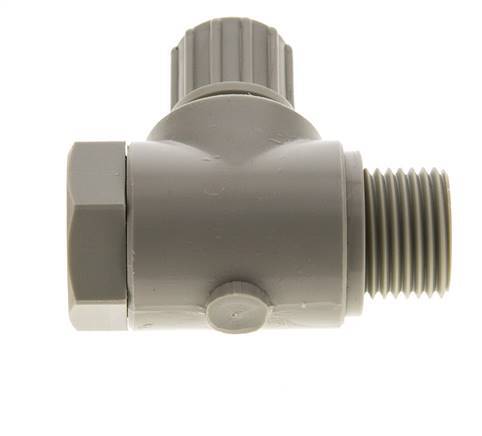 10x8mm & G1/2'' PP-Kompressionsverschraubung mit Außengewinde mit Hohlschraube 10 bar