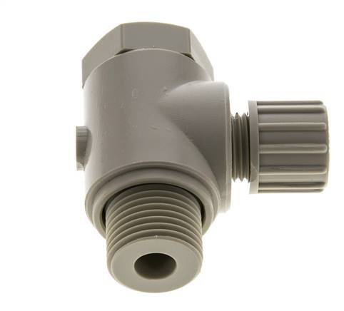 10x8mm & G1/2'' PP-Kompressionsverschraubung mit Außengewinde mit Hohlschraube 10 bar