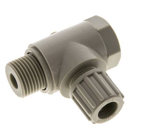 12x10mm & G1/2'' PP-Kompressionsverschraubung mit Außengewinde mit Hohlschraube 10 bar