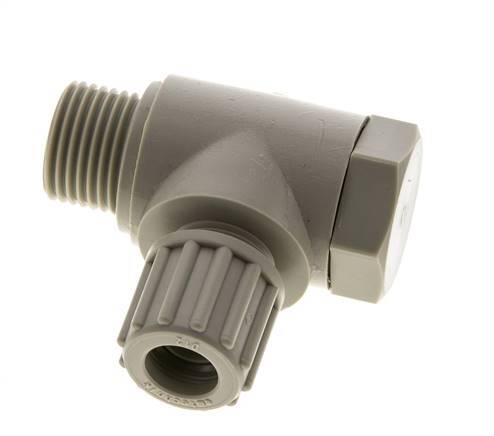 12x10mm & G1/2'' PP-Kompressionsverschraubung mit Außengewinde mit Hohlschraube 10 bar