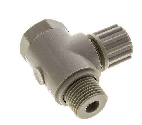 12x10mm & G1/2'' PP-Kompressionsverschraubung mit Außengewinde mit Hohlschraube 10 bar
