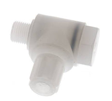 6x4mm & G1/8'' PVDF-Kompressionsverschraubung mit Außengewinde und Hohlschraube 10 bar