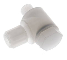 6x4mm & G1/8'' PVDF-Kompressionsverschraubung mit Außengewinde und Hohlschraube 10 bar