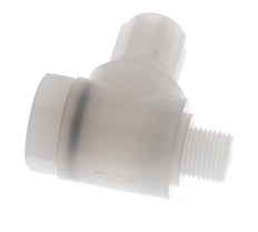 6x4mm & G1/8'' PVDF-Kompressionsverschraubung mit Außengewinde und Hohlschraube 10 bar