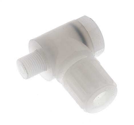 8x6mm & G1/8'' PVDF-Kompressionsverschraubung mit Außengewinde und Hohlschraube 10 bar
