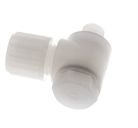 8x6mm & G1/8'' PVDF-Kompressionsverschraubung mit Außengewinde und Hohlschraube 10 bar