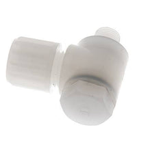 8x6mm & G1/8'' PVDF-Kompressionsverschraubung mit Außengewinde und Hohlschraube 10 bar
