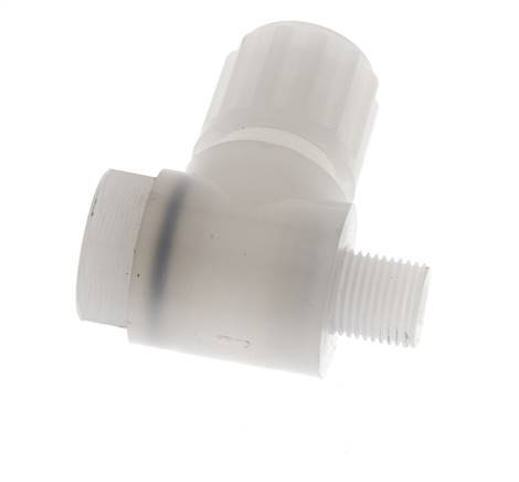 8x6mm & G1/8'' PVDF-Kompressionsverschraubung mit Außengewinde und Hohlschraube 10 bar