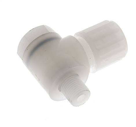 8x6mm & G1/8'' PVDF-Kompressionsverschraubung mit Außengewinde und Hohlschraube 10 bar
